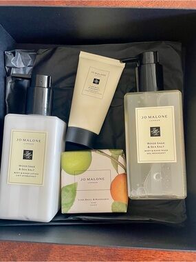 Jo Malone Gift Set Boxed Wood Sage & Sea Salt, Lime Basil & Mandarin New Unused